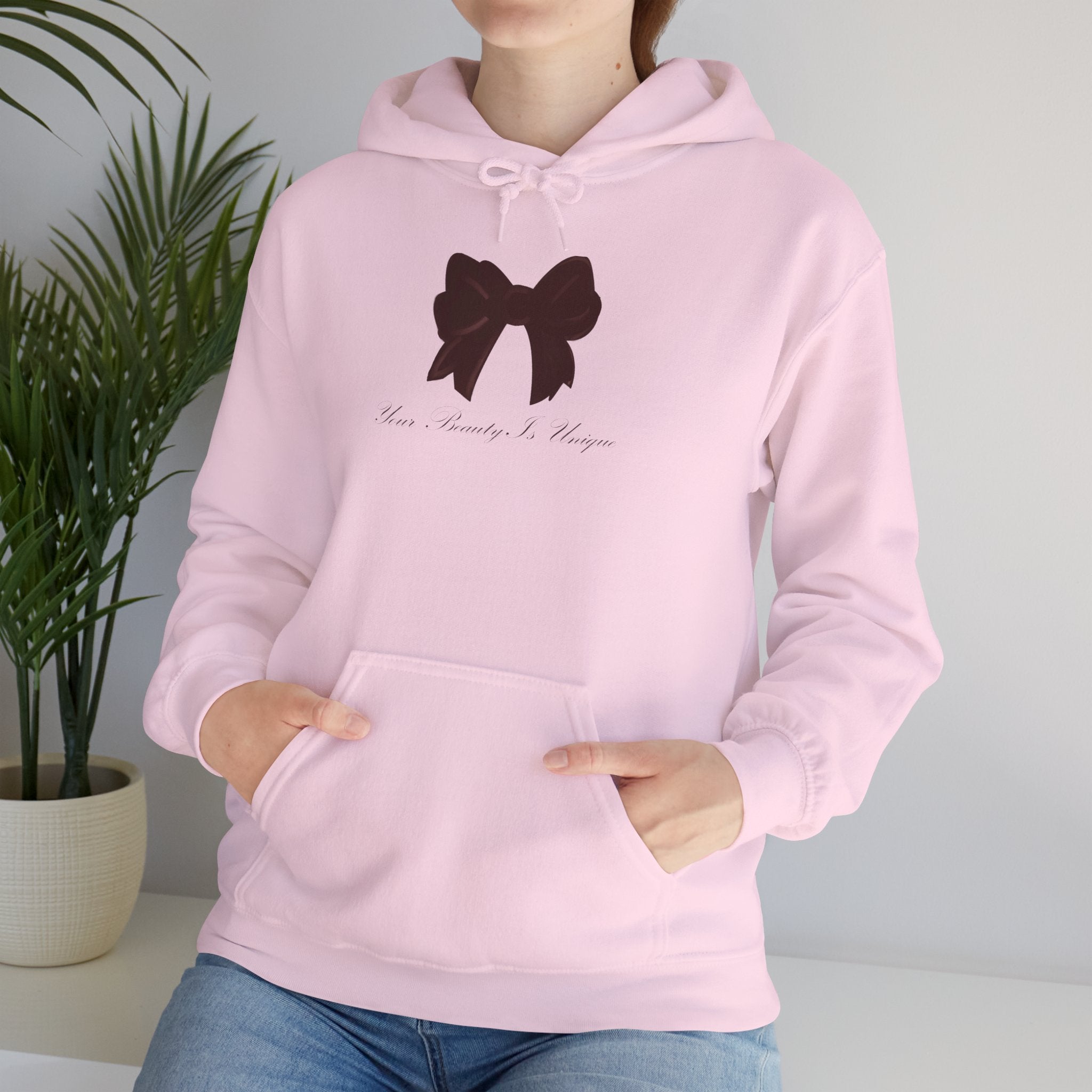 The Signature Bow Hoodie – Light Pink