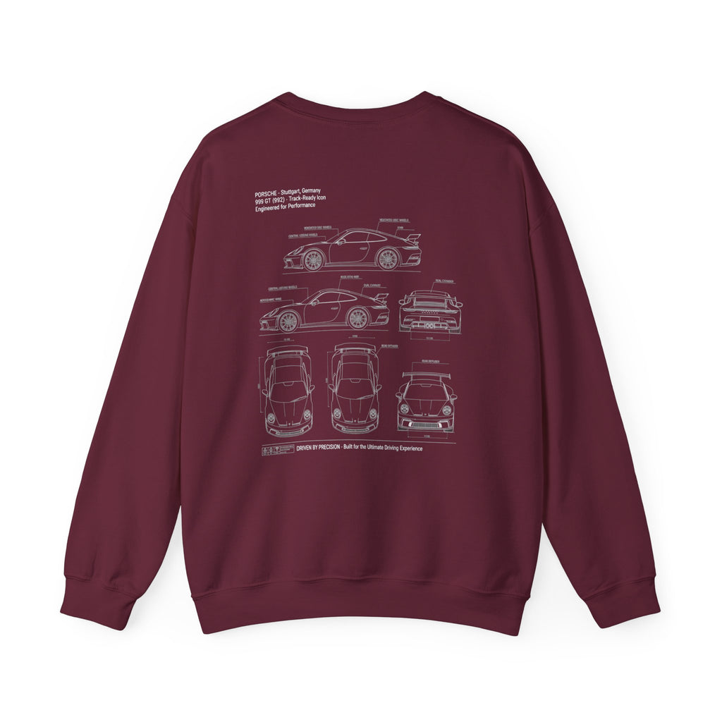 Porsche Blueprint Sweatshirt