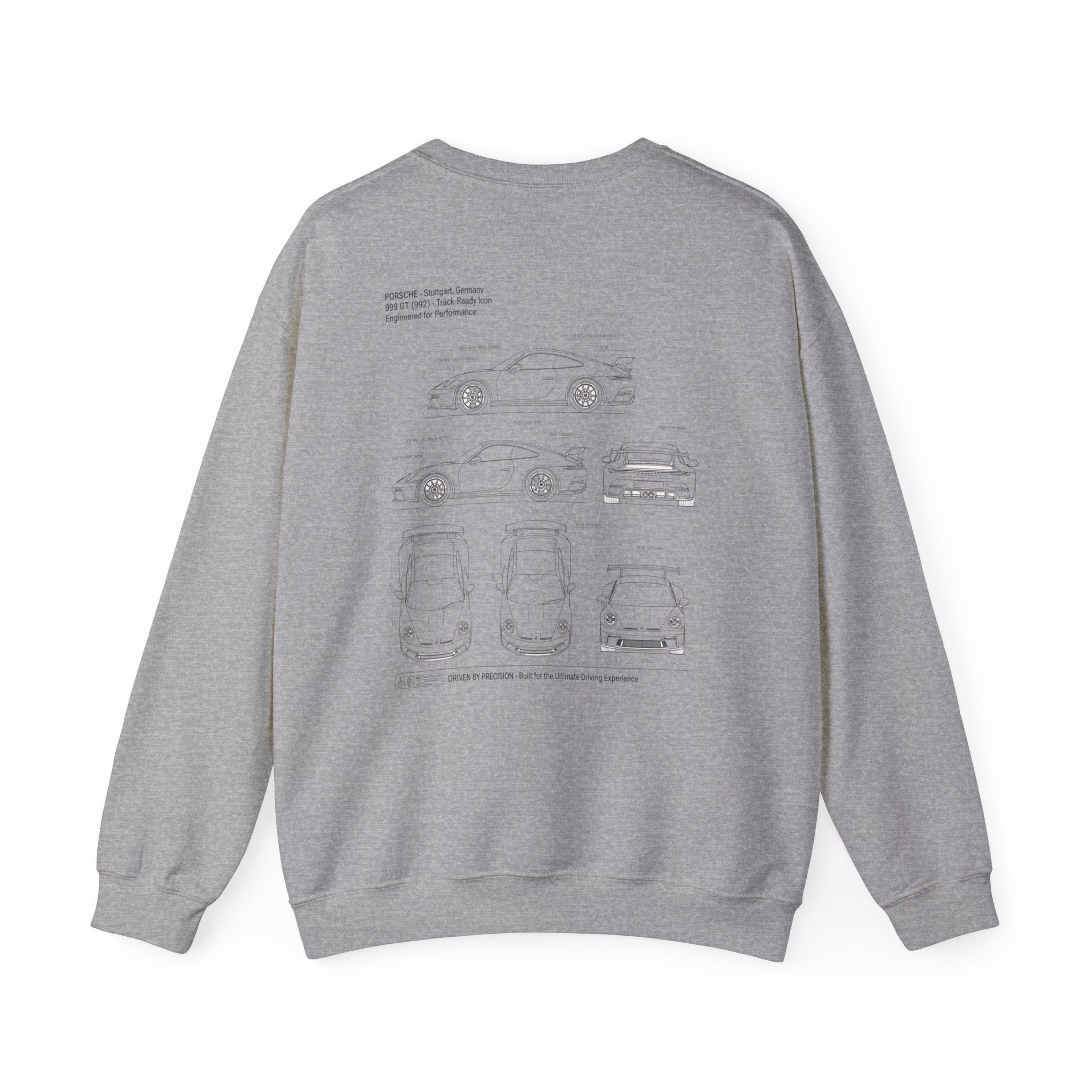 Porsche Blueprint Sweatshirt