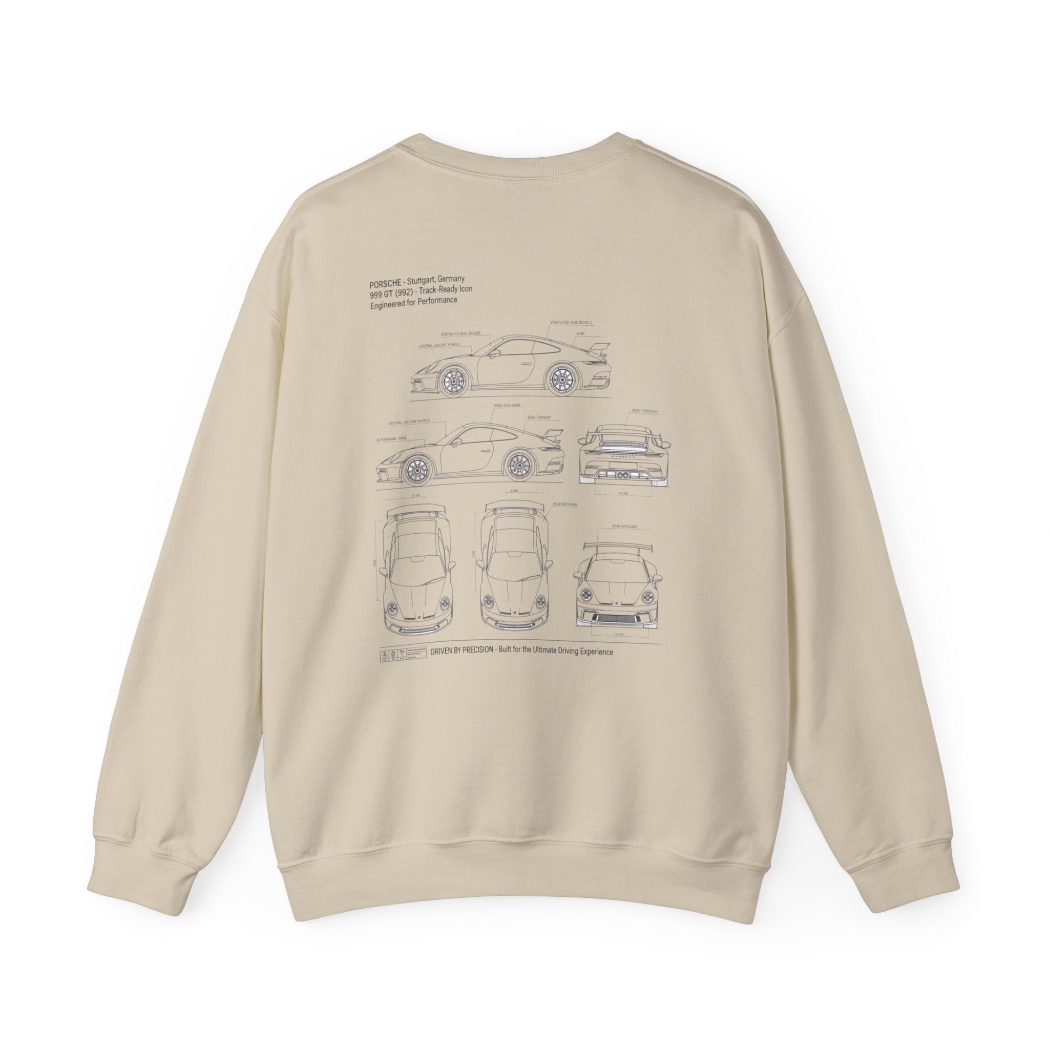 Porsche Blueprint Sweatshirt