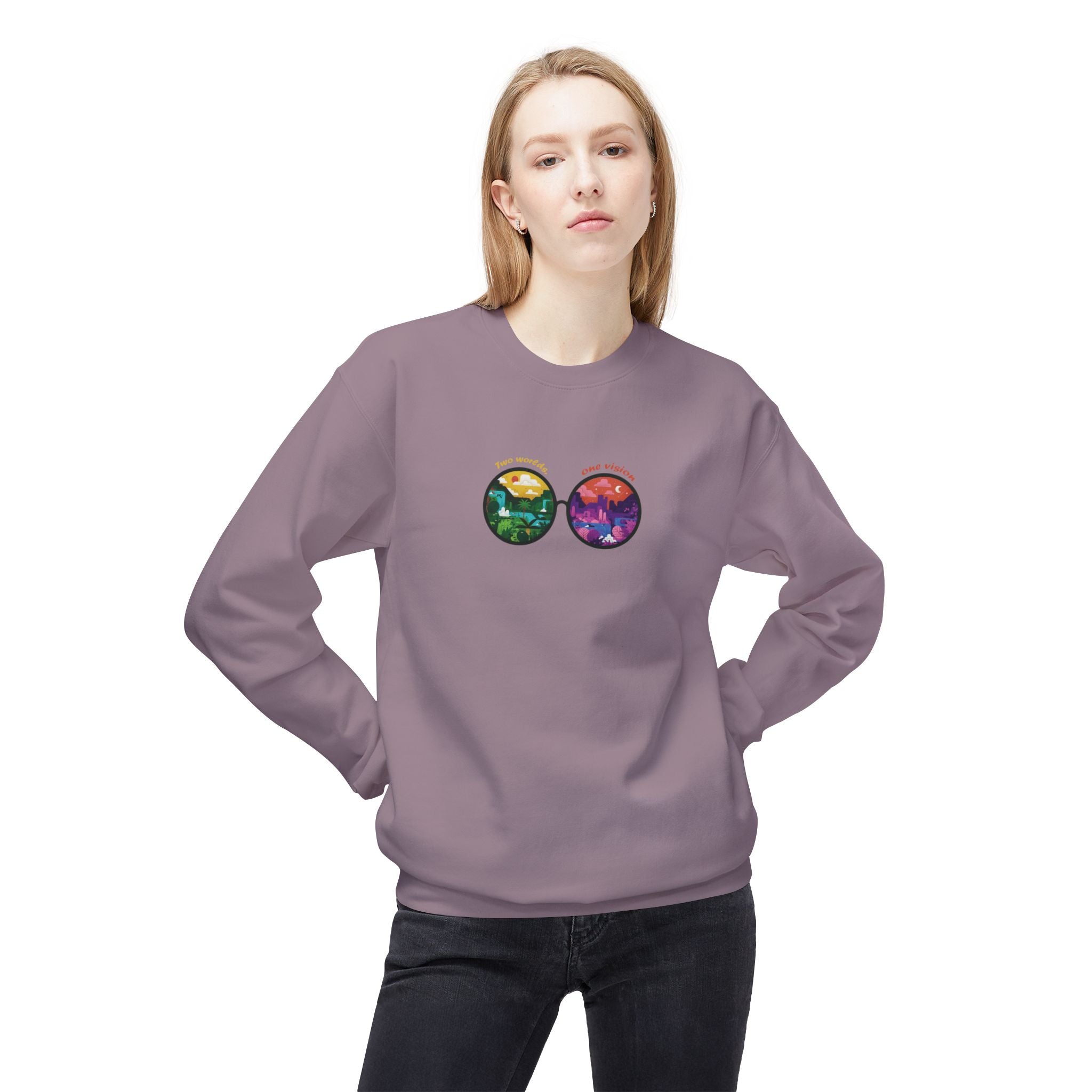 Two Worlds One Lense Sweatshirt