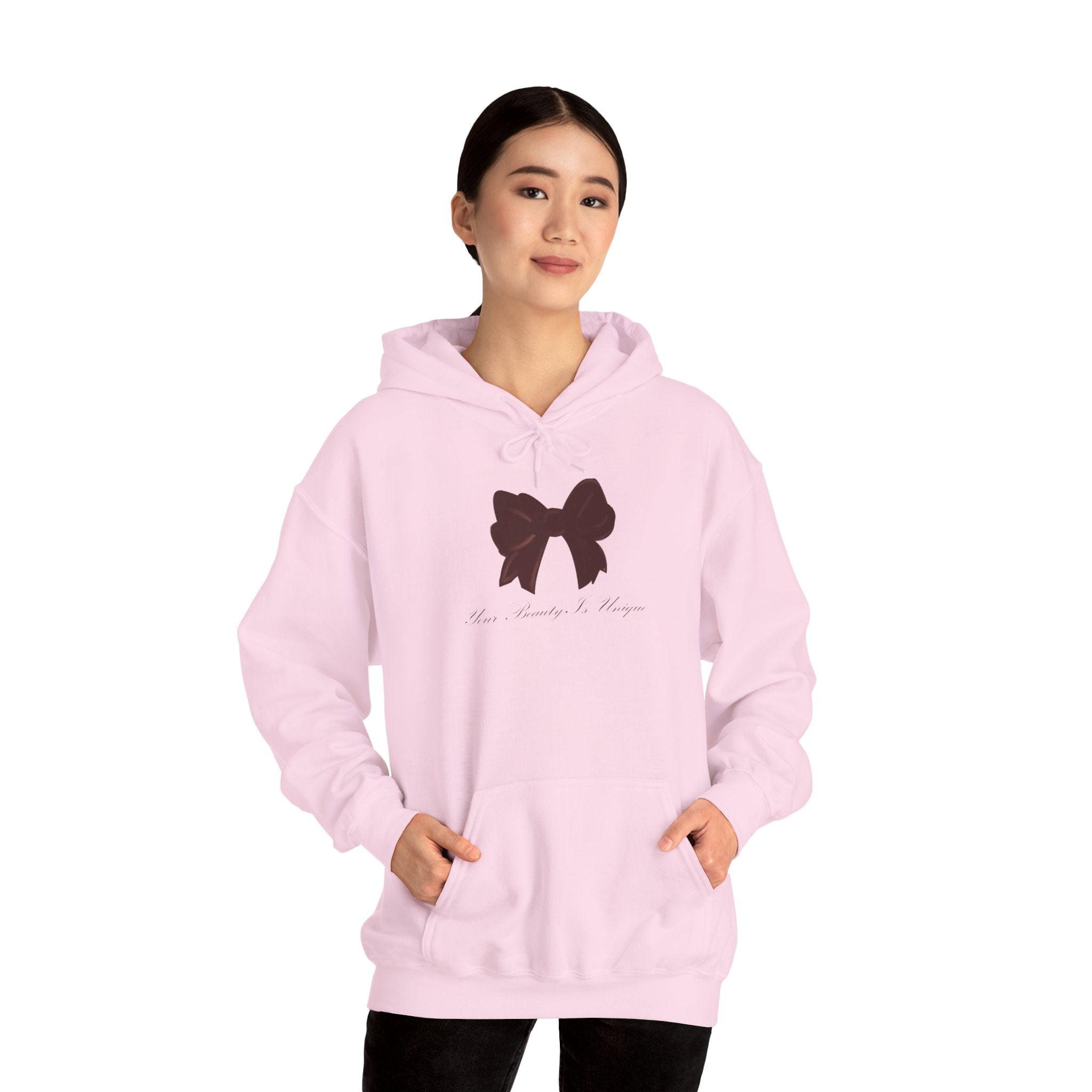 The Signature Bow Hoodie – Light Pink