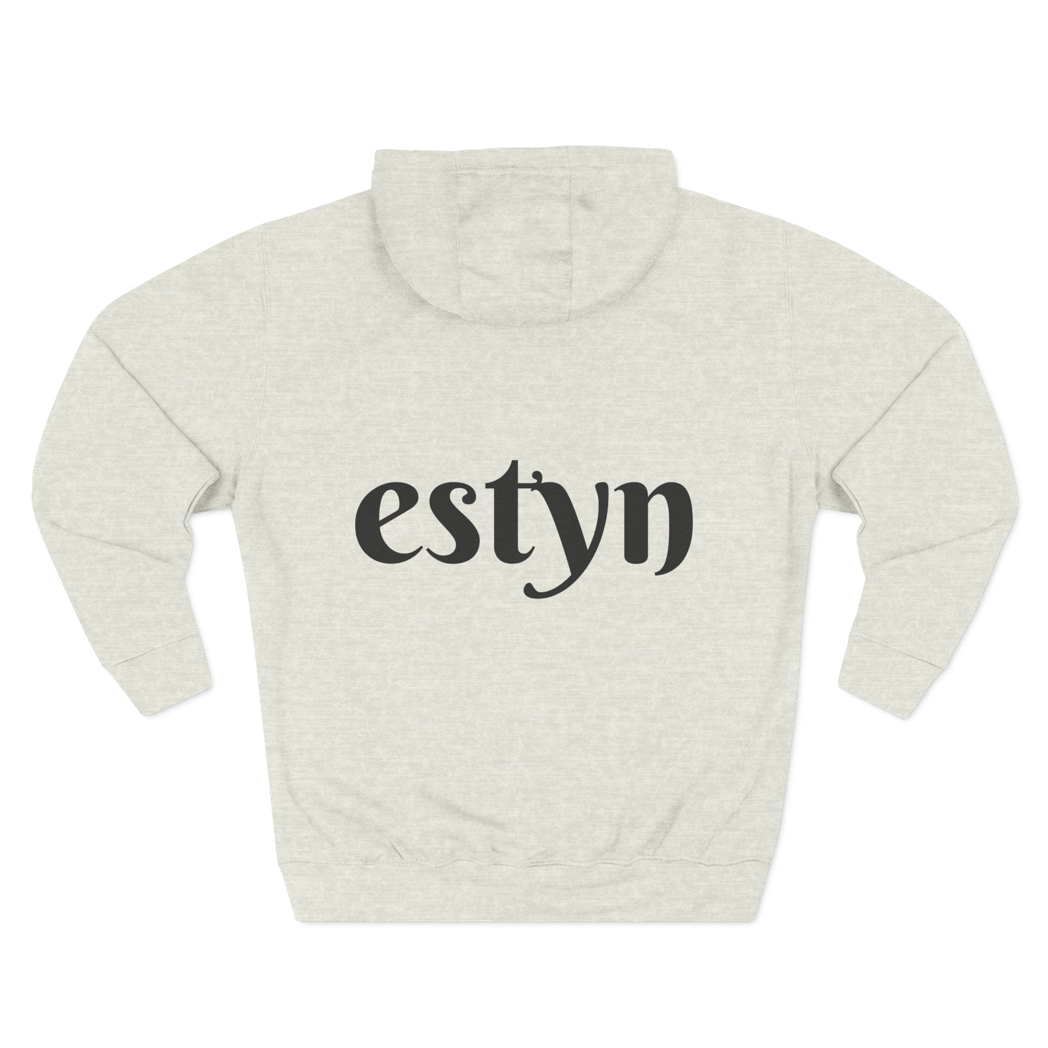 Estyn Iconic Pullover Hoodie | Signature Back Logo Streetwear V3