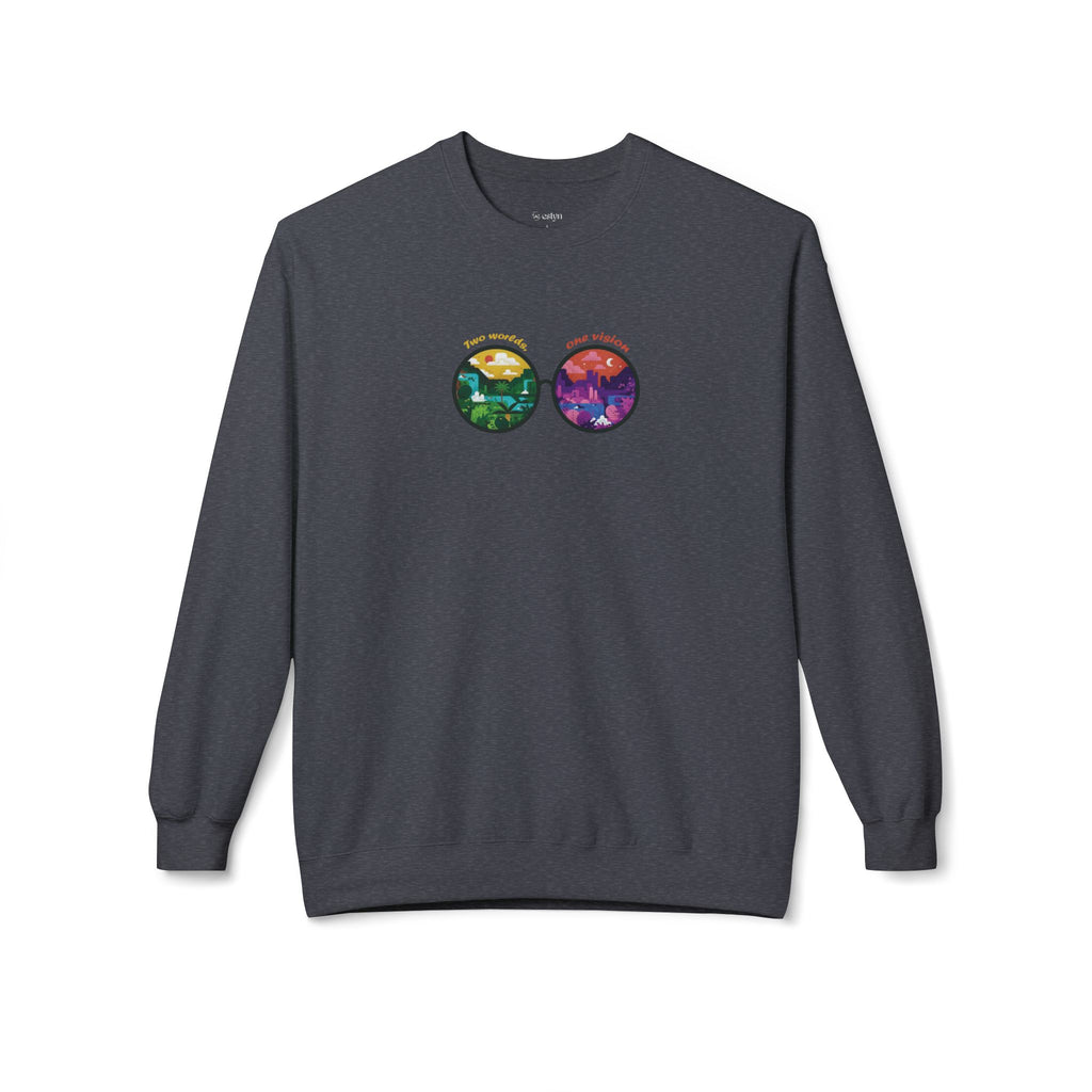Two Worlds One Lense Sweatshirt