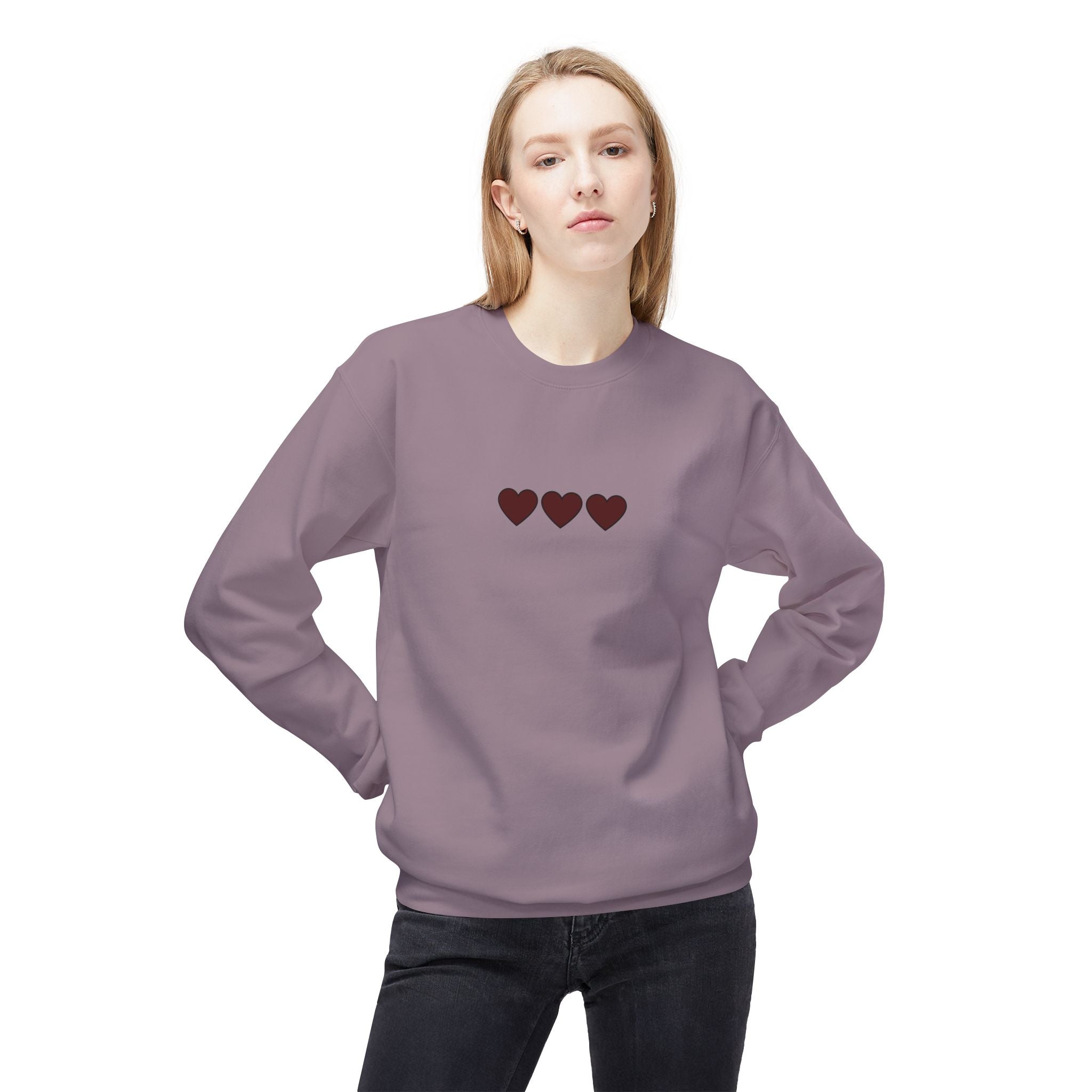 Love heart Crewneck Sweatshirt