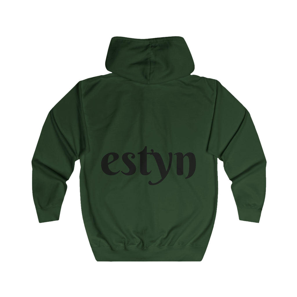 Estyn Iconic Zipper Hoodie | Signature Back Logo Streetwear
