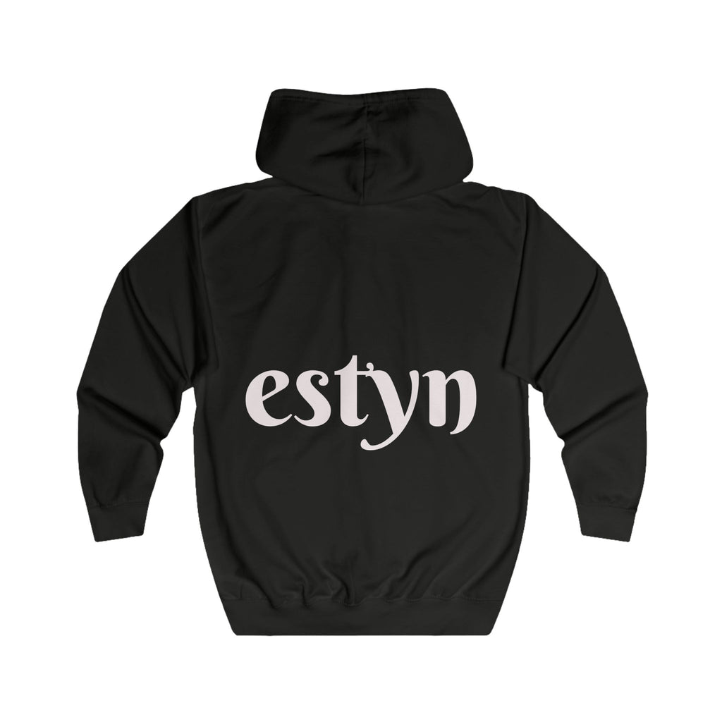 Estyn Iconic Zipper Hoodie | Signature Back Logo Streetwear